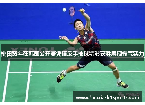 桃田贤斗在韩国公开赛凭借反手抽球精彩获胜展现霸气实力 桃田贤斗在韩国公开赛凭借反手抽球精彩获胜展现霸气实力